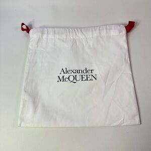 Alexander McQueen White Bag with Red Accents